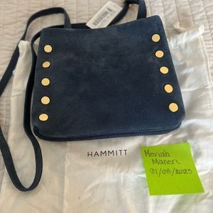 Hammitt Duke in Skies Blue nubuck leather